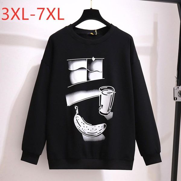plus size outerwear & coats 2021 spring autumn women clothing large pullover long sleeve cotton black print sweatshirt coat 4xl 5xl 6xl 7xl
plus size outerwear & coats 2021 spring autumn women clothing large pullover long sleeve cotton black print sweatshirt coat 4xl 5xl 6xl 7xl