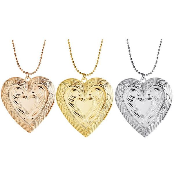 pendant necklaces design engraved love heart po locket necklace copper jewelry for valentines mothers day gift, Silver
pendant necklaces design engraved love heart po locket necklace copper jewelry for valentines mothers day gift, Silver