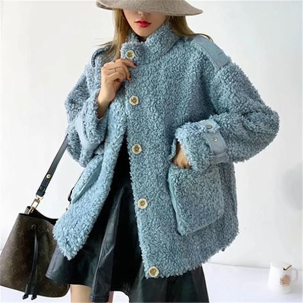 women's fur & faux winter coats combined suede thick jackets fashionable lamb wool casual fleece loose, Black
women's fur & faux winter coats combined suede thick jackets fashionable lamb wool casual fleece loose, Black