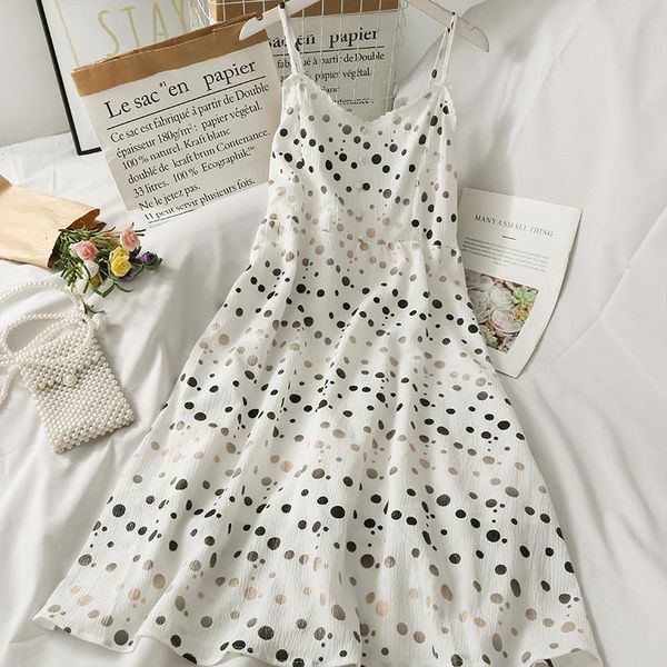 casual dresses high waist slimming mid-length gradient polka-dot female 2021 summer western style all-match open back dress, Black;gray
casual dresses high waist slimming mid-length gradient polka-dot female 2021 summer western style all-match open back dress, Black;gray