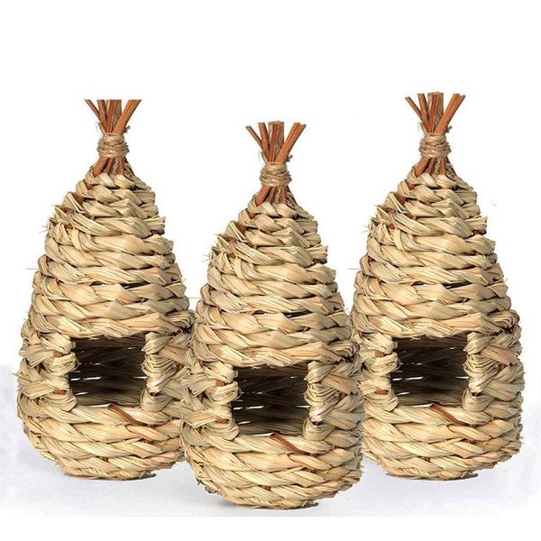 pcs bird houses,hand-woven natural hanging nests,outdoor cage shelter hideaway for finches&canaries small animal supplies
pcs bird houses,hand-woven natural hanging nests,outdoor cage shelter hideaway for finches&canaries small animal supplies