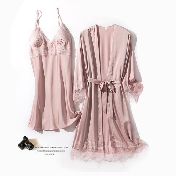 women's sleepwear pink bridal wedding robe set kimono gown summer lady v-neck intimate lingerie loose nightgown&bathrobe suits, Black;red
women's sleepwear pink bridal wedding robe set kimono gown summer lady v-neck intimate lingerie loose nightgown&bathrobe suits, Black;red