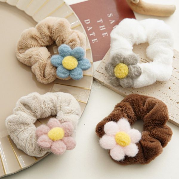 warm soft flower hair scrunchies furry elastic hairband women girls ponytail holder hair rubber band hair accessories, Pink
warm soft flower hair scrunchies furry elastic hairband women girls ponytail holder hair rubber band hair accessories, Pink