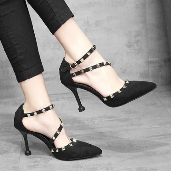 cresfimix women cute sweet comfortable black rivet high heel shoes lady pointed toe blue female party b5145 dress
cresfimix women cute sweet comfortable black rivet high heel shoes lady pointed toe blue female party b5145 dress