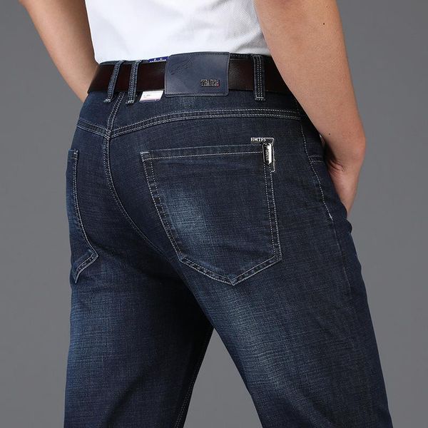 men's jeans denim men tencel fabric loose straight casual pants fashion trousers male brand clothes classical homme, Blue
men's jeans denim men tencel fabric loose straight casual pants fashion trousers male brand clothes classical homme, Blue