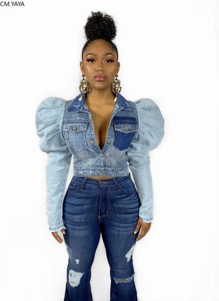 Women's Jackets 2021 Autumn Winter Solid Street Casual Women Denim Coat Puff Sleeve Sashes Slim Short Coats Vintage Tops A3145, Black;brown
Women's Jackets 2021 Autumn Winter Solid Street Casual Women Denim Coat Puff Sleeve Sashes Slim Short Coats Vintage Tops A3145, Black;brown