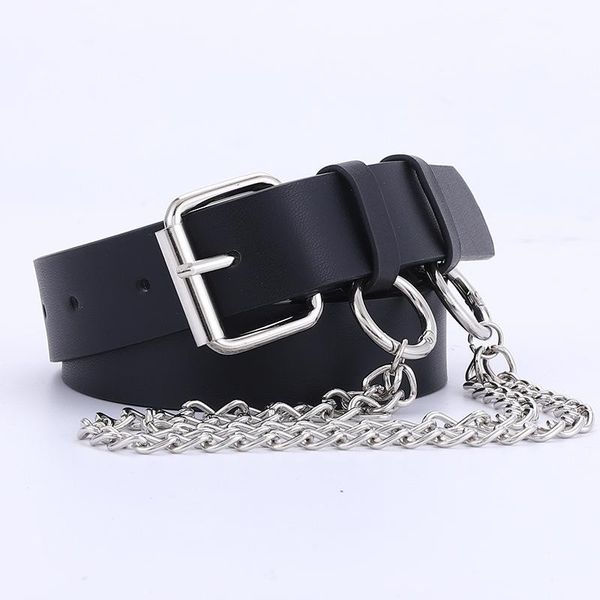 belts black belt versatile fashion trend decorative chain pin buckle with jeans women pu, Black;brown
belts black belt versatile fashion trend decorative chain pin buckle with jeans women pu, Black;brown