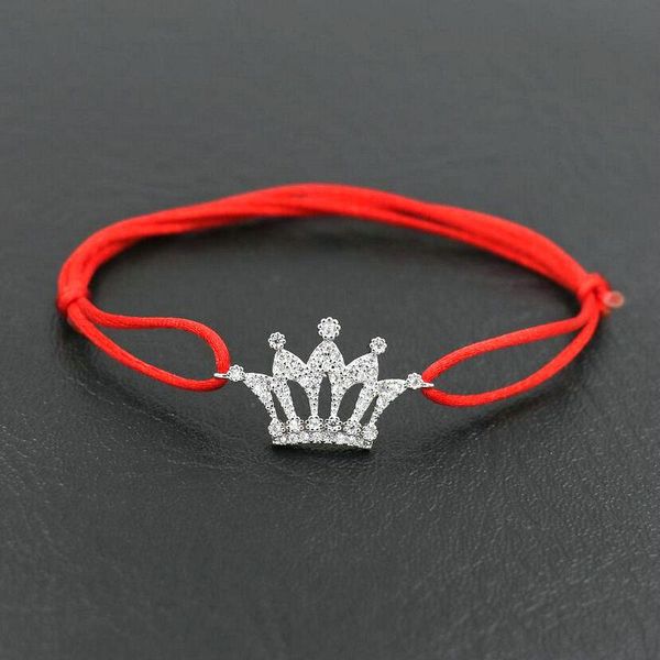 charm bracelets women silver color micro crystal zircon crown bracelet red rope line thread string couples for men lovers gifts, Golden;silver
charm bracelets women silver color micro crystal zircon crown bracelet red rope line thread string couples for men lovers gifts, Golden;silver