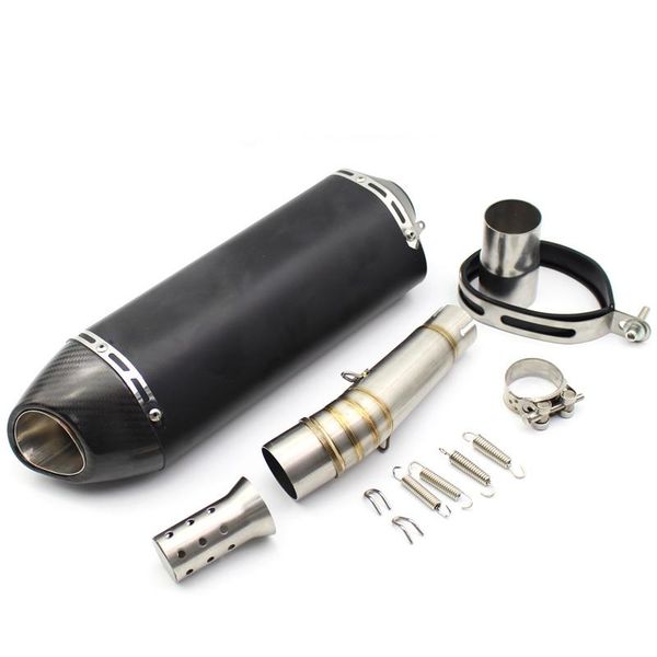 motorcycle exhaust system id:40mm nc700 nc750 nc750x nc750s muffler link pipe carbon fiber motorbike escape db killer
motorcycle exhaust system id:40mm nc700 nc750 nc750x nc750s muffler link pipe carbon fiber motorbike escape db killer
