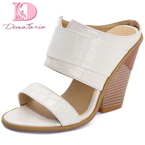 doratasia 2021 dropship big size 48 brand design chunky high heels mules slipper summer sandals women shoes woman, Black
doratasia 2021 dropship big size 48 brand design chunky high heels mules slipper summer sandals women shoes woman, Black