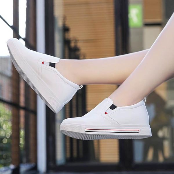 women casual loafers ladies shoes platform slip on for moccasins white height inreasing pumps dress, Black
women casual loafers ladies shoes platform slip on for moccasins white height inreasing pumps dress, Black