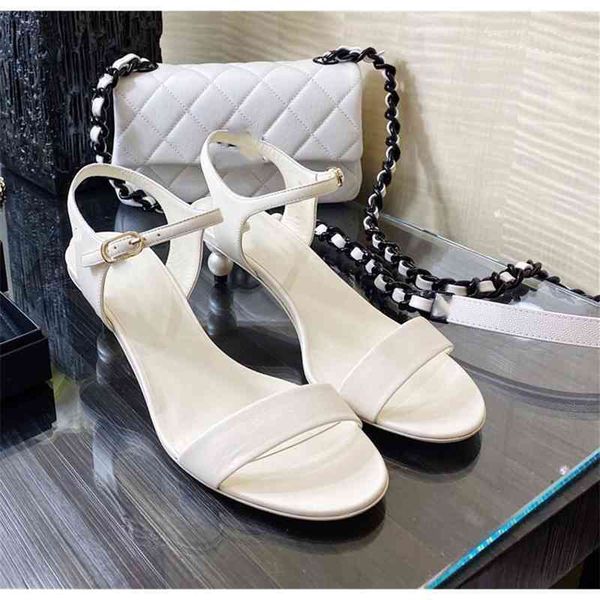 pearl sandal women's summer 2021 new leather korean version all-around fashion simple medium heel open-toe shoes for women soft, Black
pearl sandal women's summer 2021 new leather korean version all-around fashion simple medium heel open-toe shoes for women soft, Black