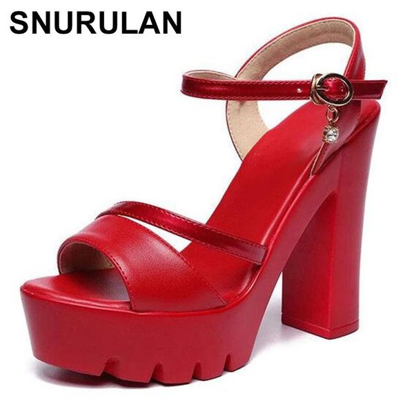 summer leather super high heel thick sandals women's fashion show plus size dress shoes, Black
summer leather super high heel thick sandals women's fashion show plus size dress shoes, Black
