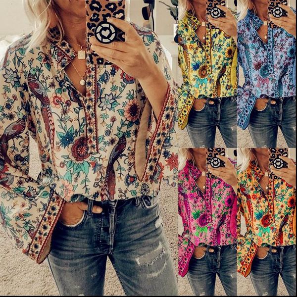 women shirts chiffon blouses spring casual ruffles button vintage elegant plus big large beboho full long sleeve, White
women shirts chiffon blouses spring casual ruffles button vintage elegant plus big large beboho full long sleeve, White