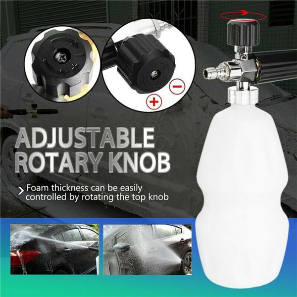 car washer 1/4 foam tool cannon lance high pressure snow soap pot bottle 1l practical auto accessories quality brand l5
car washer 1/4 foam tool cannon lance high pressure snow soap pot bottle 1l practical auto accessories quality brand l5