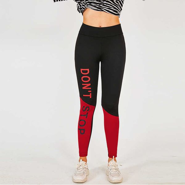 women's leggings summer products for ladies stitching letter printing self-cultivation yoga sports high waist long black f5t3
women's leggings summer products for ladies stitching letter printing self-cultivation yoga sports high waist long black f5t3