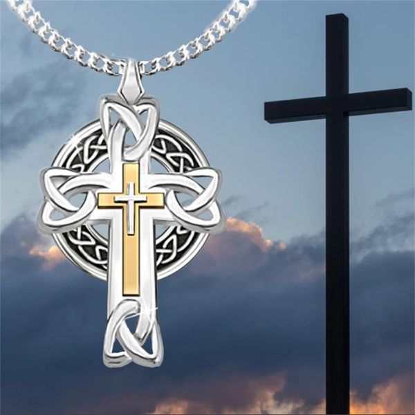pendant necklaces fashion trend exquisite cross shape ladies birthday gift necklace anniversary party light luxury jewelry wholesale, Silver
pendant necklaces fashion trend exquisite cross shape ladies birthday gift necklace anniversary party light luxury jewelry wholesale, Silver