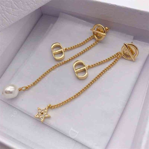 75% off outlet online family pearl star female net red tassel asymmetric earrings, Silver
75% off outlet online family pearl star female net red tassel asymmetric earrings, Silver