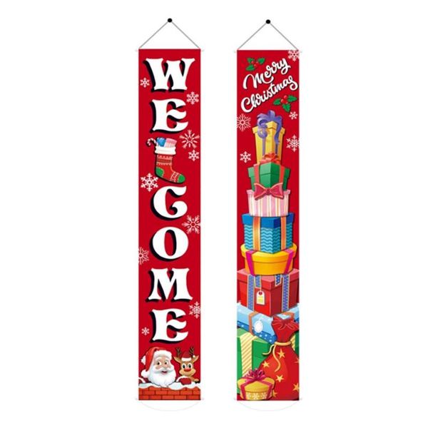 party decoration merry christmas porch door banner hanging ornament for home xmas navidad happy year
party decoration merry christmas porch door banner hanging ornament for home xmas navidad happy year
