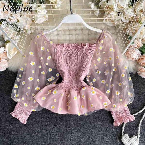 neploe mesh yarn lantern sleeve elastic force slim wasit ruffles shirts summer square collar sweet fresh women blouse 82295 210730, White
neploe mesh yarn lantern sleeve elastic force slim wasit ruffles shirts summer square collar sweet fresh women blouse 82295 210730, White