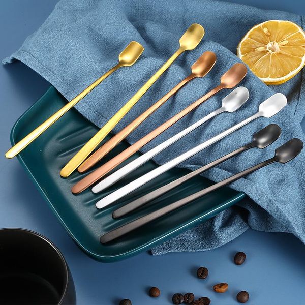 spoons 4pcs/lot mixing spoon coffee sus304 square ice drink tableware cream spatula min bar stirring dessert
spoons 4pcs/lot mixing spoon coffee sus304 square ice drink tableware cream spatula min bar stirring dessert