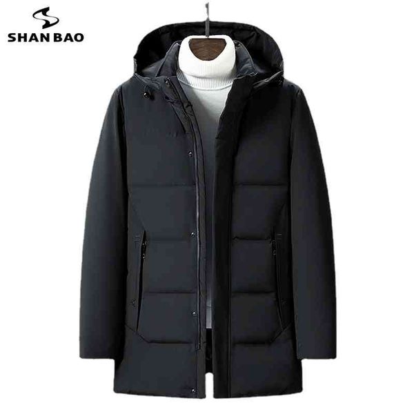 shan bao 2021 winter brand thick and warm father's long hooded et classic busins casual men's loose down coat -8xl, Black;white
shan bao 2021 winter brand thick and warm father's long hooded et classic busins casual men's loose down coat -8xl, Black;white