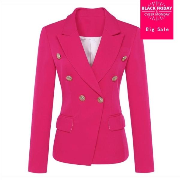 fashion women blazer autumn personality designer jacket metal buttons double breasted outwear coat l1206 women's suits & blazers, White;black
fashion women blazer autumn personality designer jacket metal buttons double breasted outwear coat l1206 women's suits & blazers, White;black