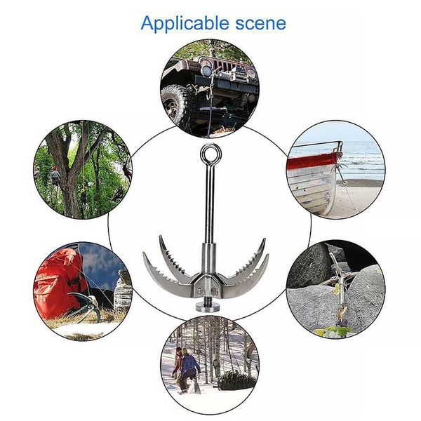 cords, slings and webbing foldable survival grappling hook for climbing claw multifunctional stainless steel folding rescue tool outdoor too
cords, slings and webbing foldable survival grappling hook for climbing claw multifunctional stainless steel folding rescue tool outdoor too