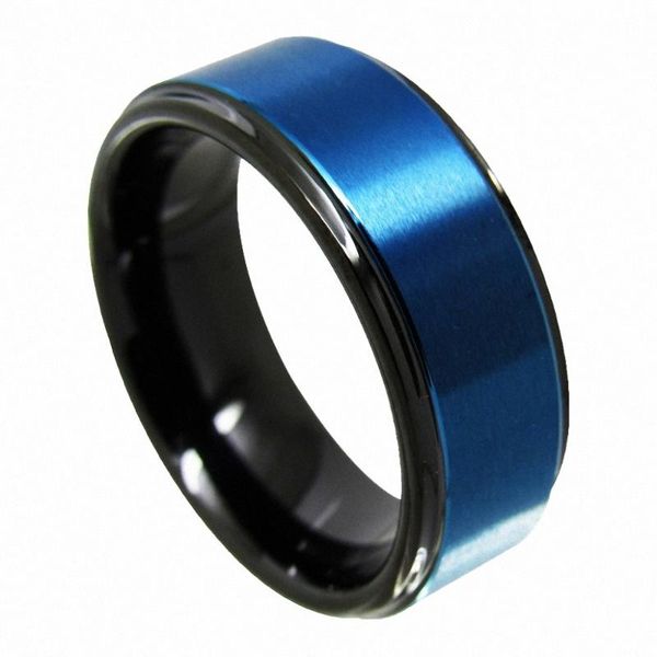 wedding rings 8mm mens band two tone black & blue tungsten ring men infinity vintage jewelry, Slivery;golden
wedding rings 8mm mens band two tone black & blue tungsten ring men infinity vintage jewelry, Slivery;golden