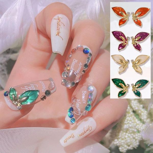 nail art decorations 10pcs colorful alloy butterfly wings diy decoration 3d elegant super faity rhinestone for manicure, Silver;gold
nail art decorations 10pcs colorful alloy butterfly wings diy decoration 3d elegant super faity rhinestone for manicure, Silver;gold