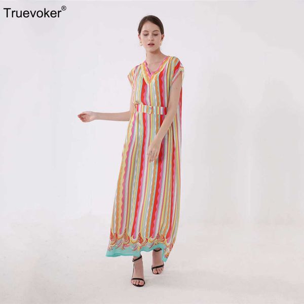 truevoker designer summer runway dresse's high end multicolor striped printed maxi long straight vestidos 210602, Black;gray
truevoker designer summer runway dresse's high end multicolor striped printed maxi long straight vestidos 210602, Black;gray