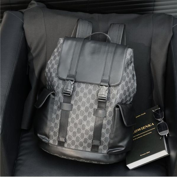 factory wholesale men brand shoulder bag street trend plaid leisure backpack large contrast leather handbag outdoor travel pocket decoration
factory wholesale men brand shoulder bag street trend plaid leisure backpack large contrast leather handbag outdoor travel pocket decoration