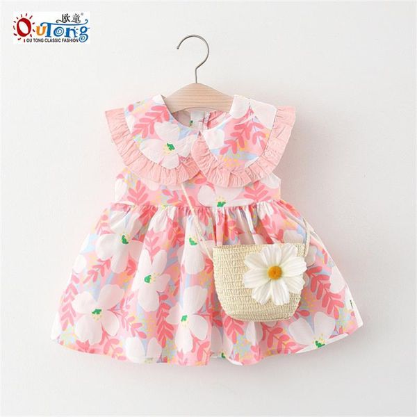 outong kids dress girls 2021 flower print 4 years summer casual cotton clothes big white bag dresses sets holiday party girl's, Red;yellow
outong kids dress girls 2021 flower print 4 years summer casual cotton clothes big white bag dresses sets holiday party girl's, Red;yellow