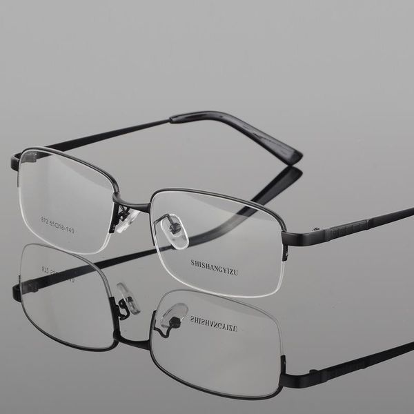 fashion sunglasses frames thick gold plated glasses metal half frame with presbyopic, Black
fashion sunglasses frames thick gold plated glasses metal half frame with presbyopic, Black