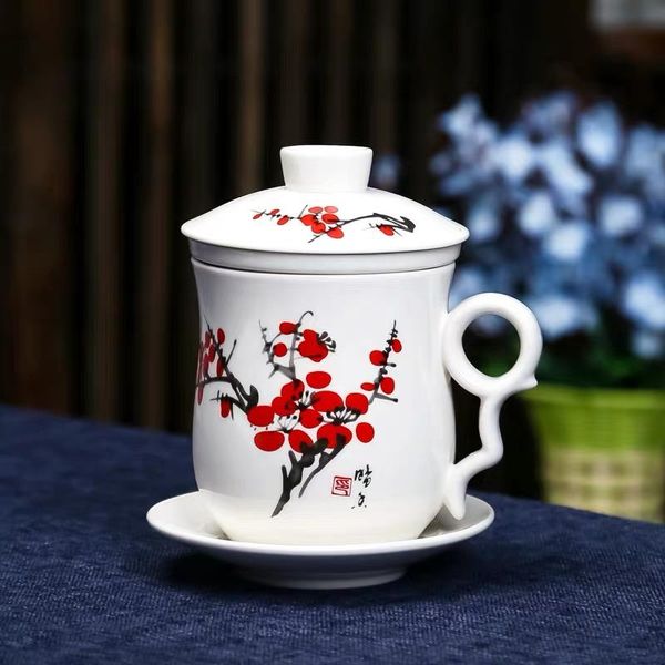 blue and white porcelain office teacups with lid filter creative ceramic hand-painted water cups household drinkware gifts & saucers
blue and white porcelain office teacups with lid filter creative ceramic hand-painted water cups household drinkware gifts & saucers