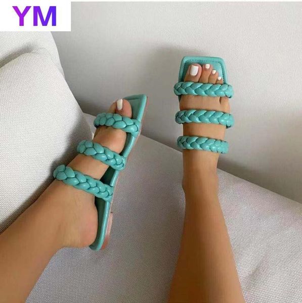 sandals summer 2021 women leather weave flat green beach outdoor slides ladies shoes zapatillas de casa 35-43, Black
sandals summer 2021 women leather weave flat green beach outdoor slides ladies shoes zapatillas de casa 35-43, Black