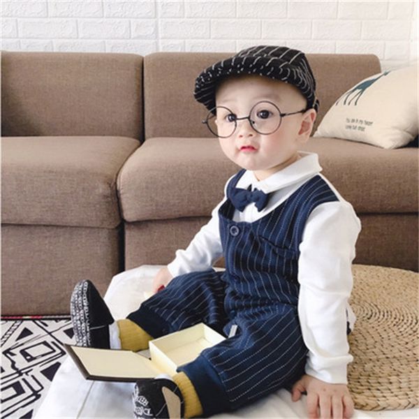 2022 selling baby one-piece long-sleeved gentleman baby outing romper romper ins wind newborn clothes, White
2022 selling baby one-piece long-sleeved gentleman baby outing romper romper ins wind newborn clothes, White