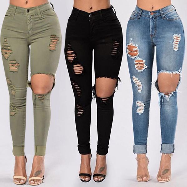women's jeans women pants 2021 high waisted ripped for trousers stretch fashion big hole elastic long pencil ma4, Blue
women's jeans women pants 2021 high waisted ripped for trousers stretch fashion big hole elastic long pencil ma4, Blue