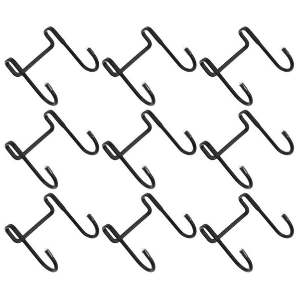 hooks & rails 20 pcs 1 bag 2-hook clothes towel punch-coat (black)
hooks & rails 20 pcs 1 bag 2-hook clothes towel punch-coat (black)