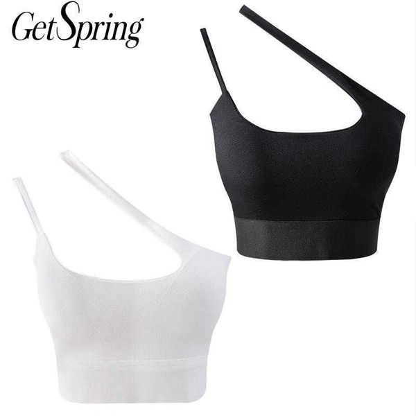 getspring women crop asymmetry black white short sleeveless vintage fashion summer s woman 210601
getspring women crop asymmetry black white short sleeveless vintage fashion summer s woman 210601