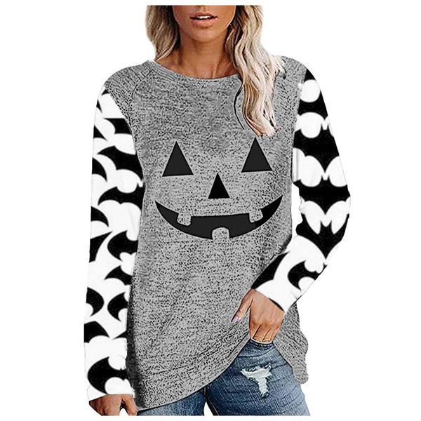 women's t-shirt halloween pumpkin print sweatshirts harajuku long sleeve autumn casual women sweatshirt pullovers streetwear hoodie, White
women's t-shirt halloween pumpkin print sweatshirts harajuku long sleeve autumn casual women sweatshirt pullovers streetwear hoodie, White
