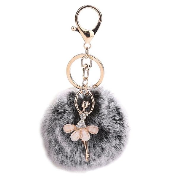 bag parts & accessories faux fur plush pom ball keychain with rhinestone ballet dancer pendant charm, Black
bag parts & accessories faux fur plush pom ball keychain with rhinestone ballet dancer pendant charm, Black