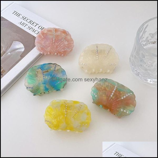 clamps hair jewelry yamog women retro shell shape rhinestone colorf acetic acid middle size claw clips female scrunchies ponytail headdress, Slivery;golden
clamps hair jewelry yamog women retro shell shape rhinestone colorf acetic acid middle size claw clips female scrunchies ponytail headdress, Slivery;golden