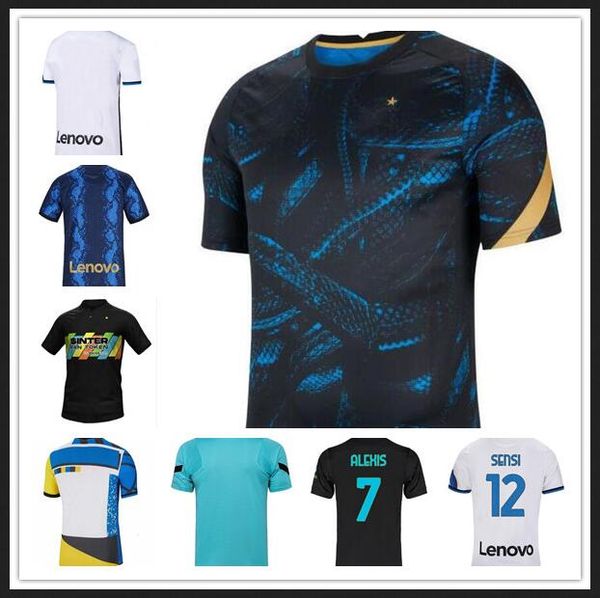 21 22 barella dzeko mens soccer jerseys eriksen skriniar home blue away white 3rd black football shirt brozovic alexis vidal short sleeve zz, Black;yellow
21 22 barella dzeko mens soccer jerseys eriksen skriniar home blue away white 3rd black football shirt brozovic alexis vidal short sleeve zz, Black;yellow