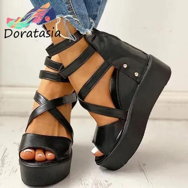 dress shoes sarairis ins women open toe buckle zipper rivet casual solid chunky sandals punk summer, Black
dress shoes sarairis ins women open toe buckle zipper rivet casual solid chunky sandals punk summer, Black