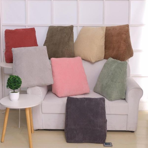 pillow soft reading triangle back rest cushion bolster for sofa bed sideboard chair lounger couch with washable removable cover
pillow soft reading triangle back rest cushion bolster for sofa bed sideboard chair lounger couch with washable removable cover