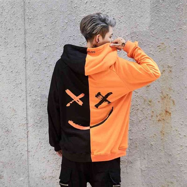 graffiti smiley face devil black white stitched sweater men and women hip hop bboy loose couple hoodie jacket fashion
graffiti smiley face devil black white stitched sweater men and women hip hop bboy loose couple hoodie jacket fashion