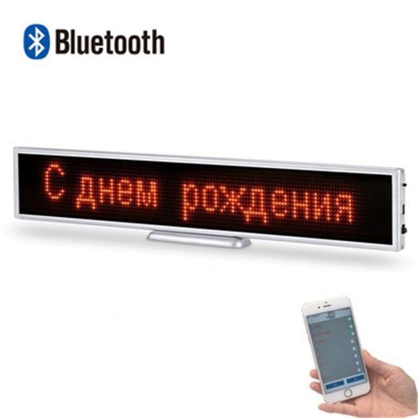 40cm p3mm bluetooth led scrolling sign remote usb programmable message built-in battery mobile display board english 1000 text modules
40cm p3mm bluetooth led scrolling sign remote usb programmable message built-in battery mobile display board english 1000 text modules