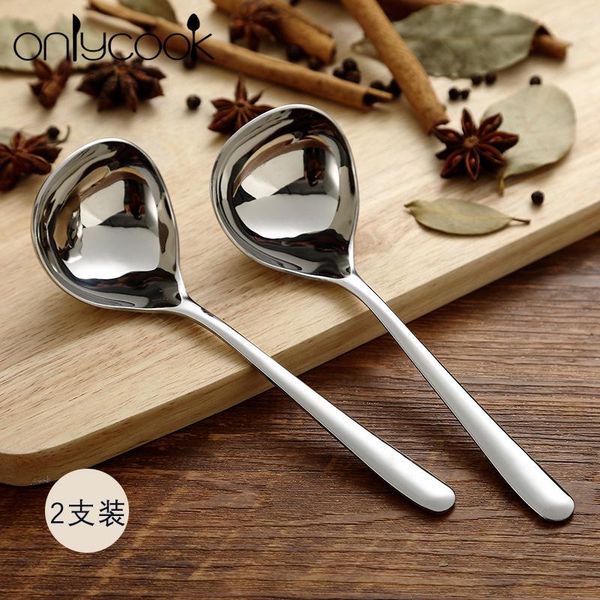 spoons 304 stainless steel spoon long handle seasoning pot big round drinking porridge soup oil
spoons 304 stainless steel spoon long handle seasoning pot big round drinking porridge soup oil