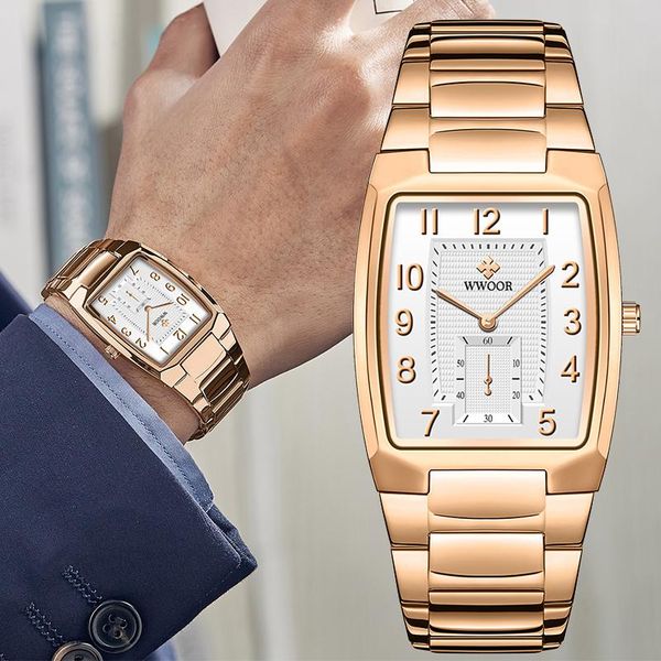 wristwatches 2021 watch for men wwoor stainless steel business quartz wrist waterproof clock relogio masculino, Slivery;brown
wristwatches 2021 watch for men wwoor stainless steel business quartz wrist waterproof clock relogio masculino, Slivery;brown